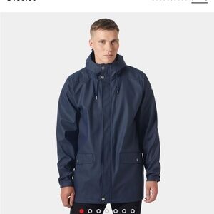 Helly Hansen Men's Moss Dark Blue Raincoat